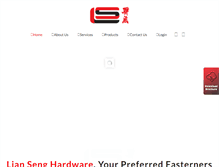 Tablet Screenshot of liansenghardware.com.sg